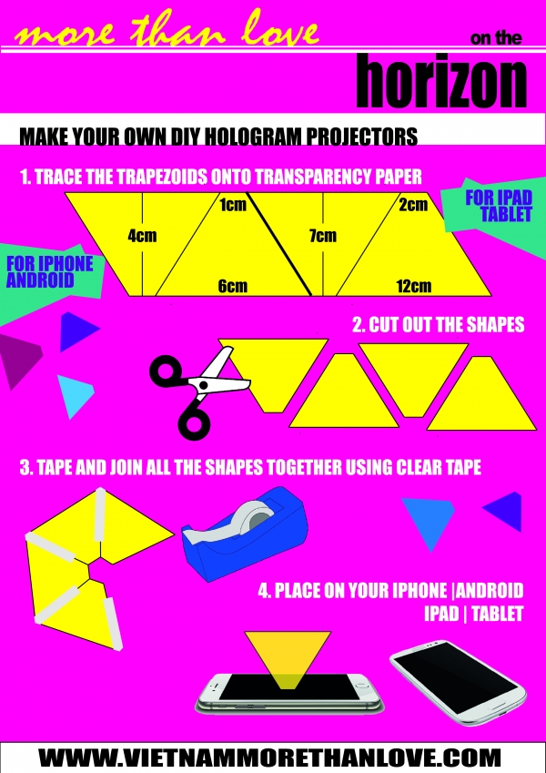 directions for making hologram
